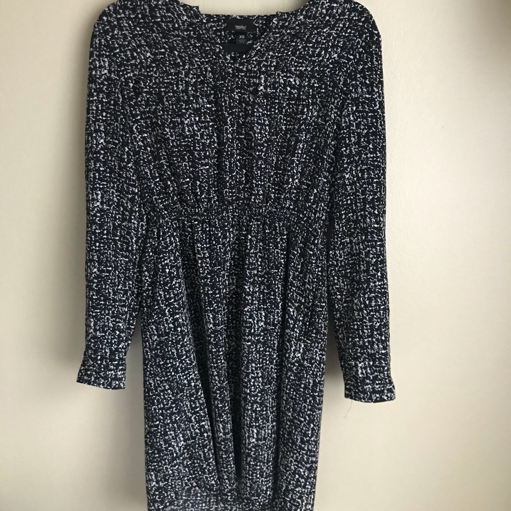Speckled workwear dress